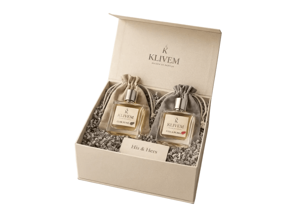 KLIVEM His & Hers Premium Fragrance Gift Box for Couples