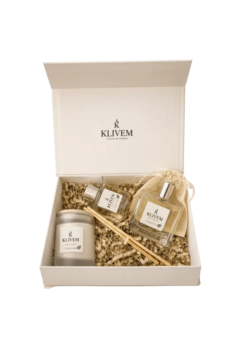 The Estate Ritual luxury home fragrance gift set by KLIVEM